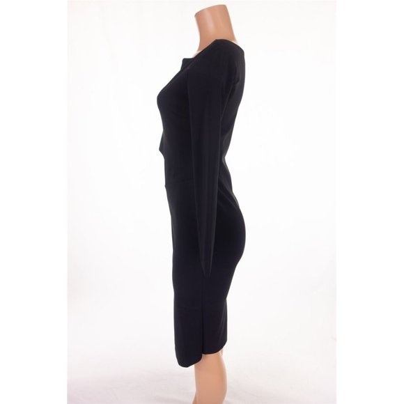 NWOT CHIARA BONI LA PETITE ROBE New 6 42 Aitana Body-Con Dress in Black - Picture 5 of 8